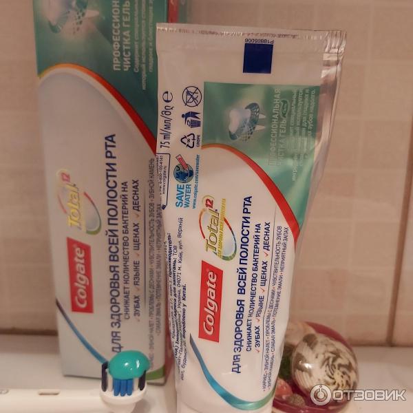 Зубная паста Colgate Total 12 Professional Clean Gel фото