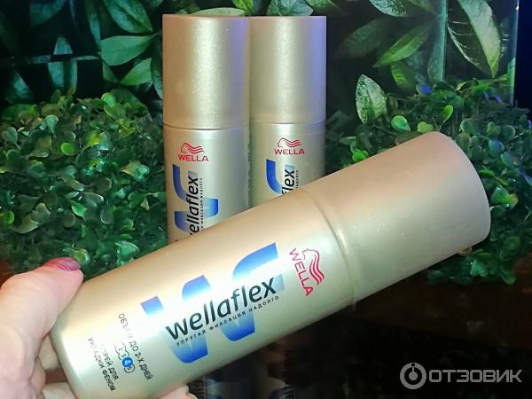 Спрей для укладки волос феном Wella Wellaflex объем до 2 дней упругая фиксация надолго