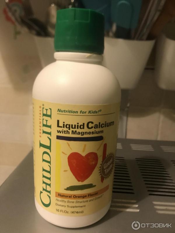 Комплекс с кальцием и магнием Child Life Liquid Calcium with Magnesium фото