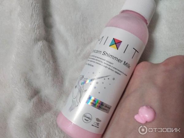 Молочко-хайлайтер для тела Mixit Unicorn Shimmer Milk фото