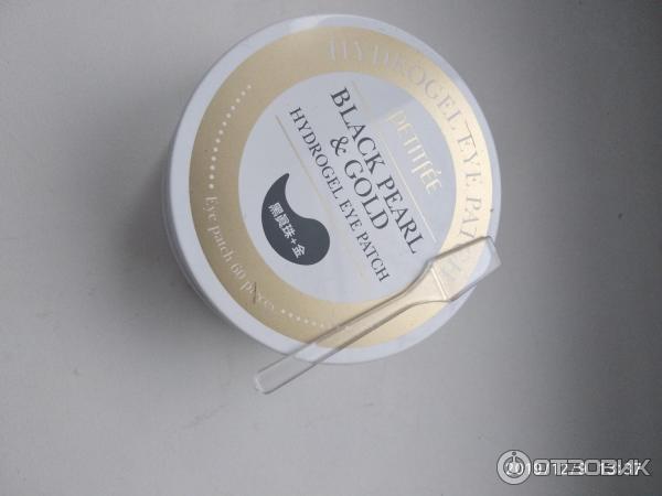 Гидрогелевые патчи для глаз Petitfee Black Pearl & Gold Hydrogel Eye Patch фото