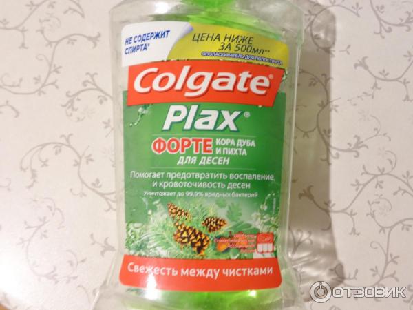 Ополаскиватель для десен Colgate Plax форте Кора дуба и пихта фото