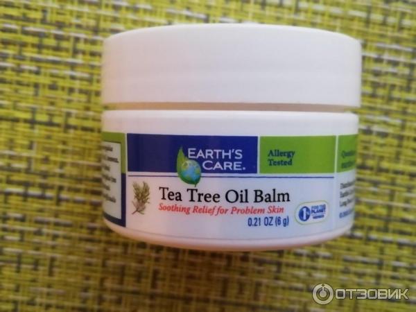 Бальзам Earth's Care Tea Tree Oil Balm фото