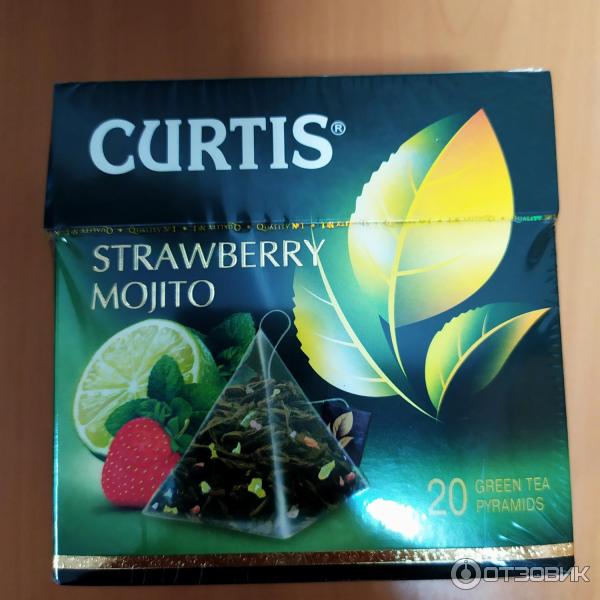 Зеленый чай Curtis Strawberry Mojito фото