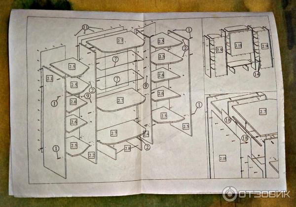 Прихожая вега инструкция по сборке