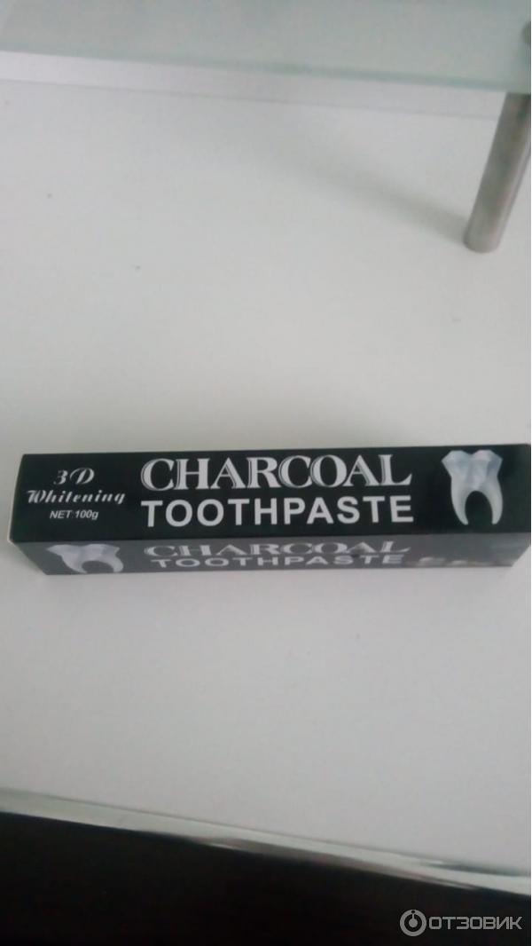 Черная бамбуковая зубная паста Charcoal Toothpaste фото