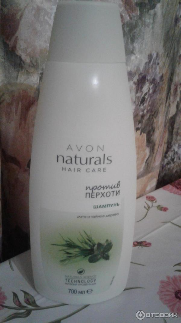 Шампунь от перхоти Avon Naturals Мята и чайное дерево фото