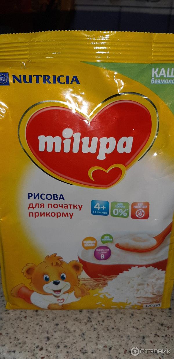 Каша рисовая безмолочная Nutricia Milupa фото