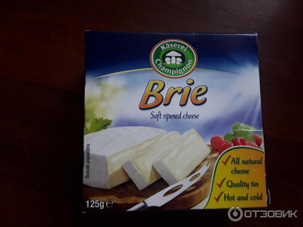 Мягкий сыр Kaserei Champignon Brie Camembert Soft Ripened Cheese фото