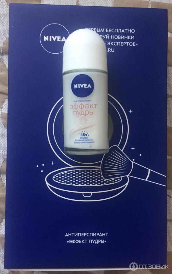 Шариковый дезодорант-антиперспирант Nivea Эффект пудры фото