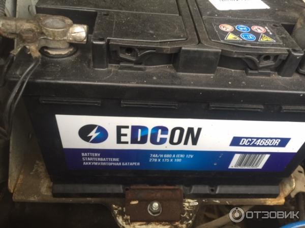Аккумулятор edcon 60 как снять крышку Отзыв о Аккумулятор EDCON 74Ah DC74680R Достойное качество агрегата за доступную