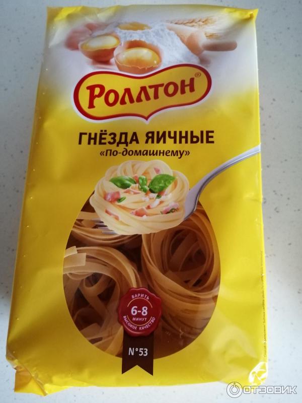 Макаронные изделия Роллтон Гнезда фото