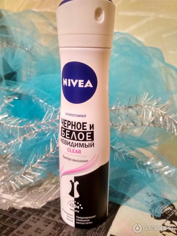 Антиперспирант-спрей Nivea Невидимая защита для черного и белого фото