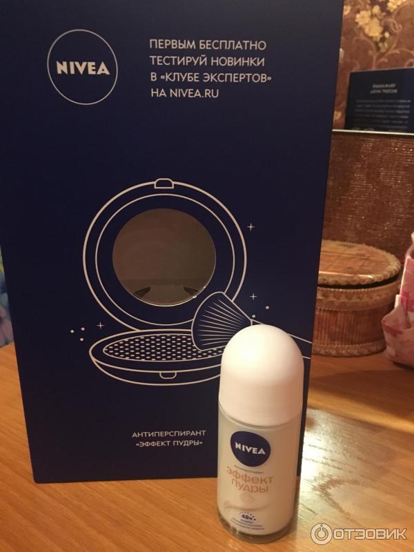 Шариковый дезодорант-антиперспирант Nivea Эффект пудры фото