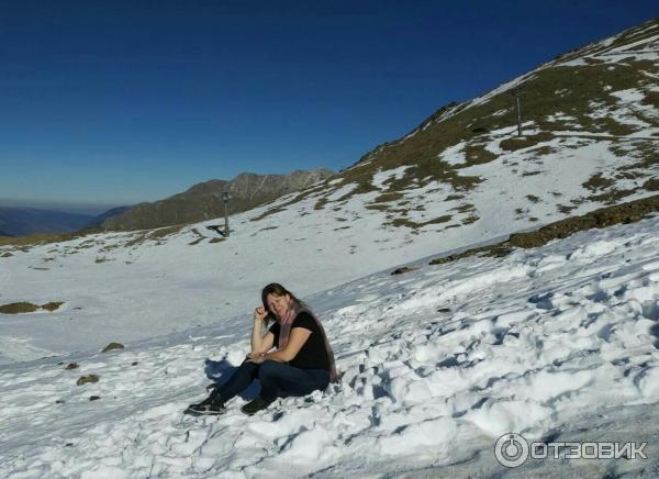 Канатная дорога в пос. Домбай (Россия, Карачаево-Черкессия) фото