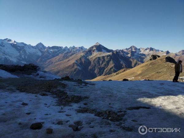 Канатная дорога в пос. Домбай (Россия, Карачаево-Черкессия) фото