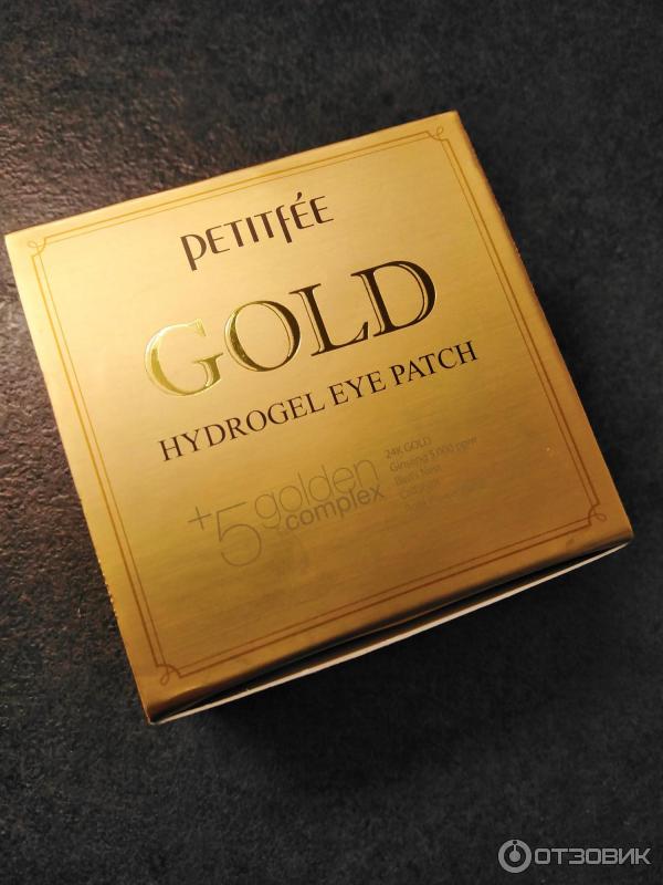 Гидрогелевые патчи Petitfee Gold Hydrogel Eye Patch фото