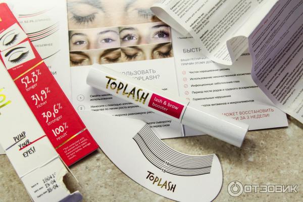 Сыворотка для роста бровей и ресниц TopLash Lash and Brow Booster фото