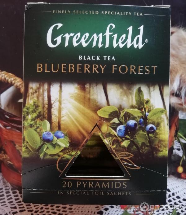 Чай Greenfield Blueberry Forest в пирамидках фото