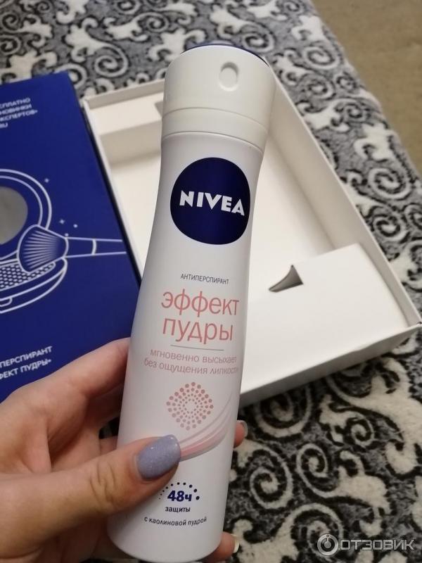 Дезодорант-антиперспирант Nivea Эффект пудры спрей фото