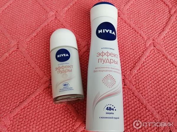 Шариковый дезодорант-антиперспирант Nivea Эффект пудры фото