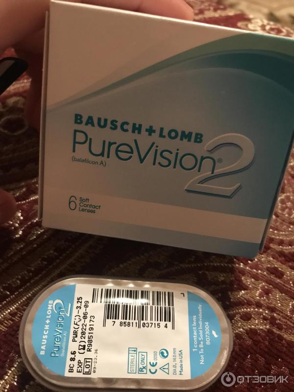 Контактные линзы Bausch&Lomb Pure Vision 2 HD фото