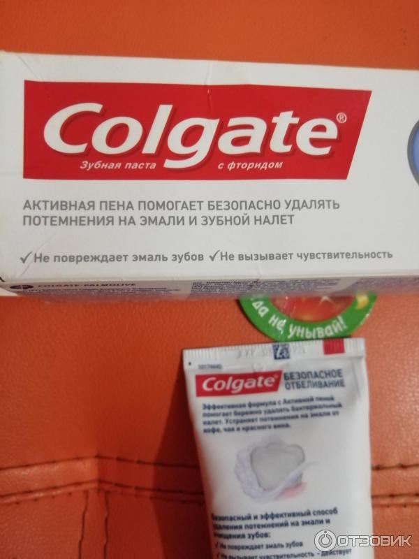 Зубная паста Colgate Безопасное отбеливание фото