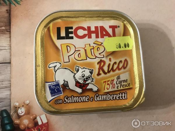 Корм для кошек Lechat Pate Ricco с дичью и домашней птицей фото