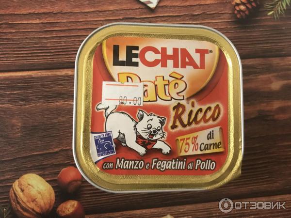 Корм для кошек Lechat Pate Ricco с дичью и домашней птицей фото