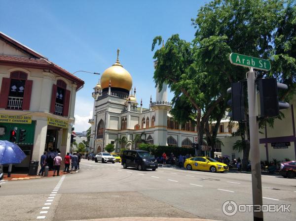 Сингапур отдых фото Арабский район Kampong Glam Кампонг-Глам мечеть