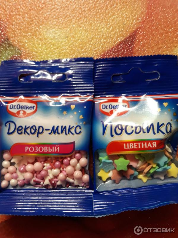 Посыпка кондитерская Dr. Oetker фото