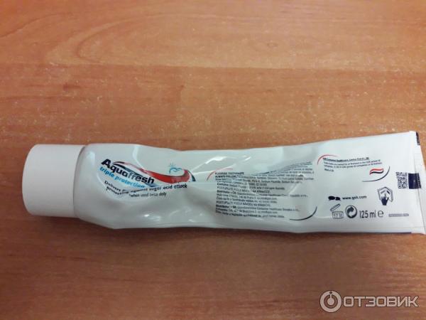 Зубная паста Aquafresh Формула тройной защиты фото