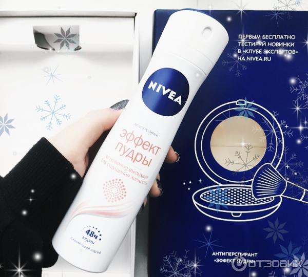 Дезодорант-антиперспирант Nivea Эффект пудры спрей фото